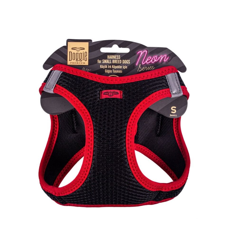 Doggie Neon Küçük Irk Köpek Göğüs Tasması S 32-38cm