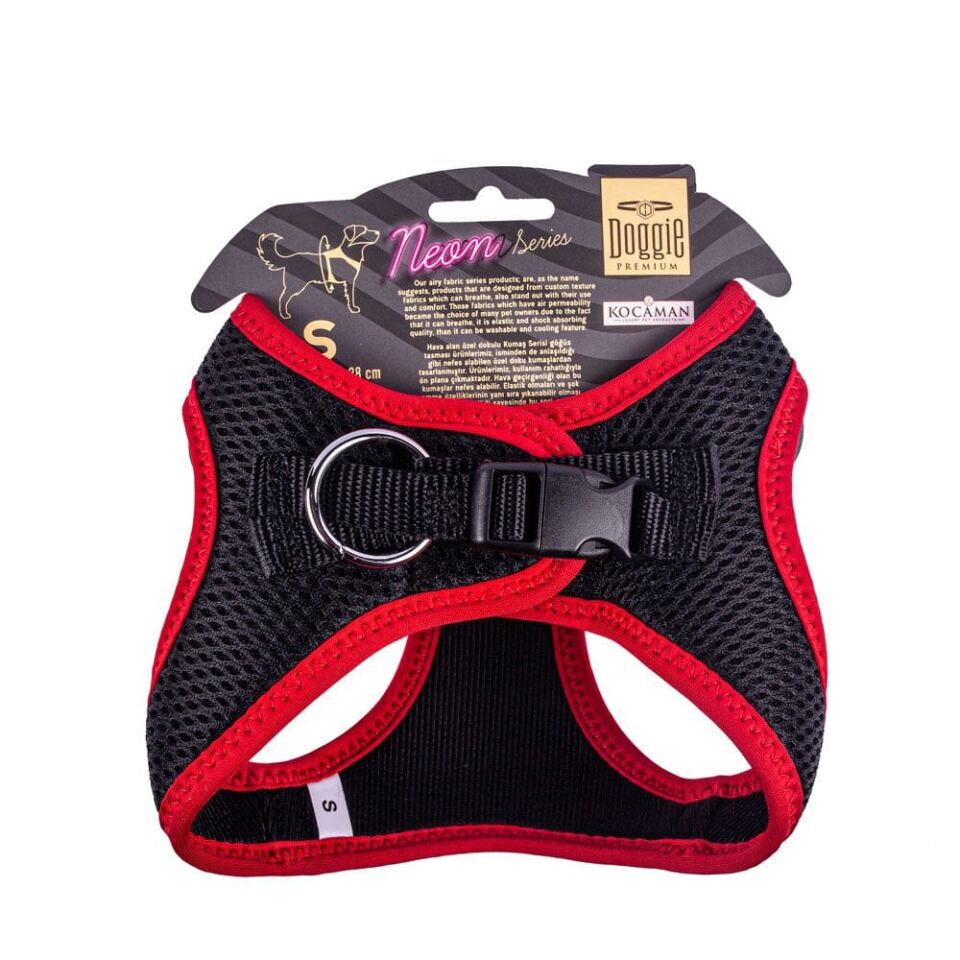 Doggie Neon Küçük Irk Köpek Göğüs Tasması S 32-38cm