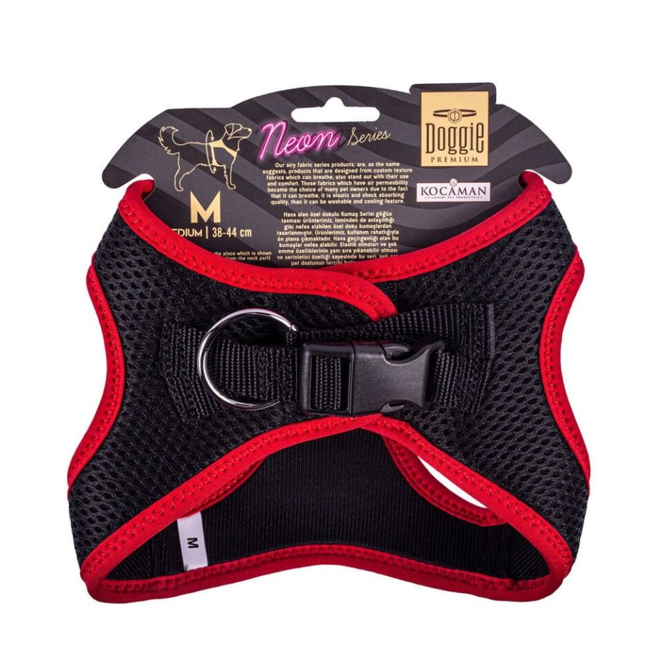Doggie Neon Küçük Irk Köpek Göğüs Tasması M 38-44cm