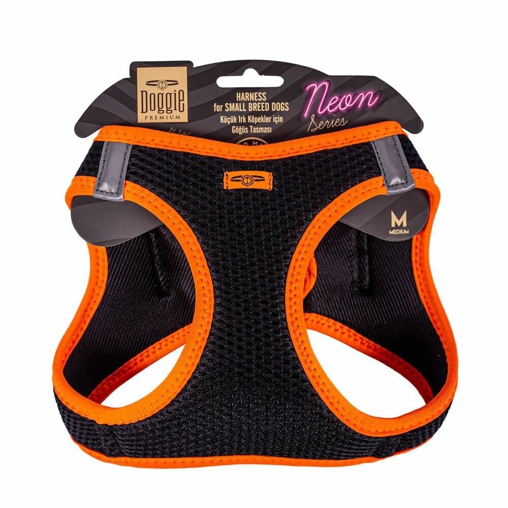 Doggie Neon Küçük Irk Köpek Göğüs Tasması M 38-44cm