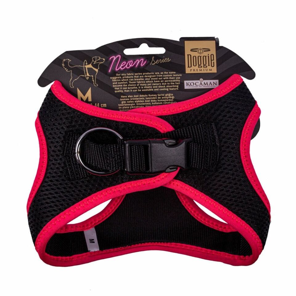Doggie Neon Küçük Irk Köpek Göğüs Tasması M 38-44cm