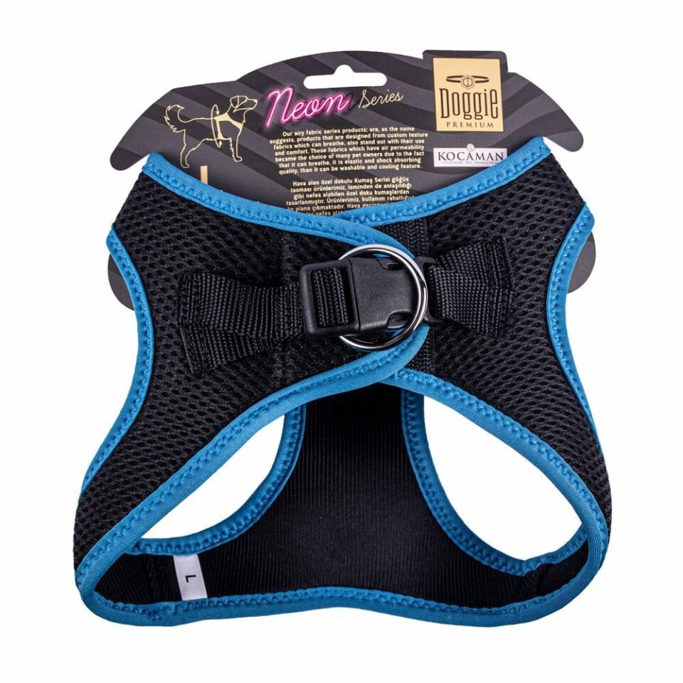 Doggie Neon Küçük Irk Köpek Göğüs Tasması L 42-48cm