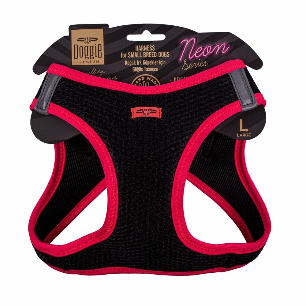Doggie Neon Küçük Irk Köpek Göğüs Tasması L 42-48cm