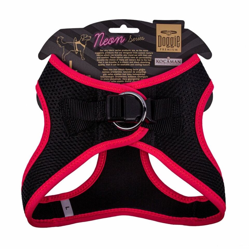 Doggie Neon Küçük Irk Köpek Göğüs Tasması L 42-48cm