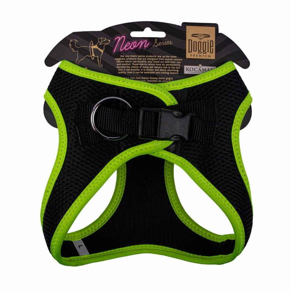 Doggie Neon Küçük Irk Köpek Göğüs Tasması L 42-48cm