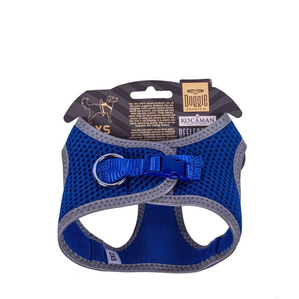 Doggie Reflektör Küçük Irk Köpek Göğüs Tasması 2XS 26-30cm