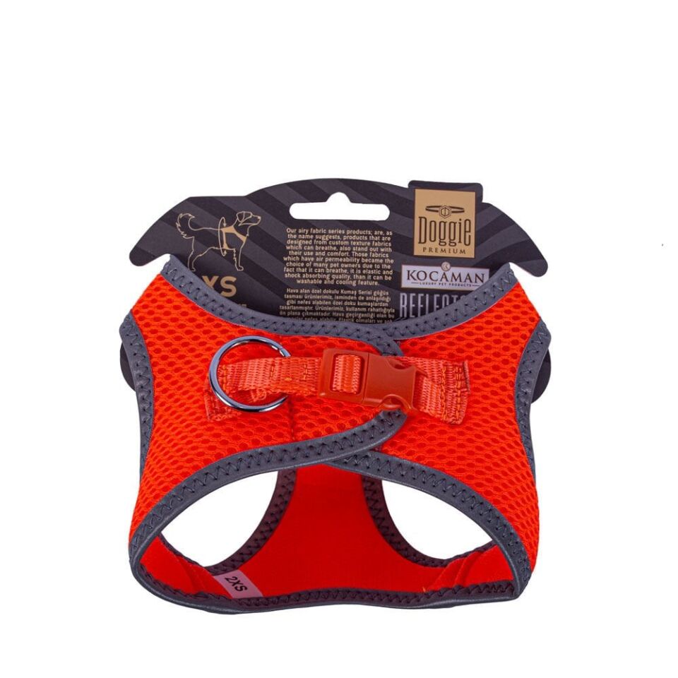 Doggie Reflektör Küçük Irk Köpek Göğüs Tasması 2XS 26-30cm