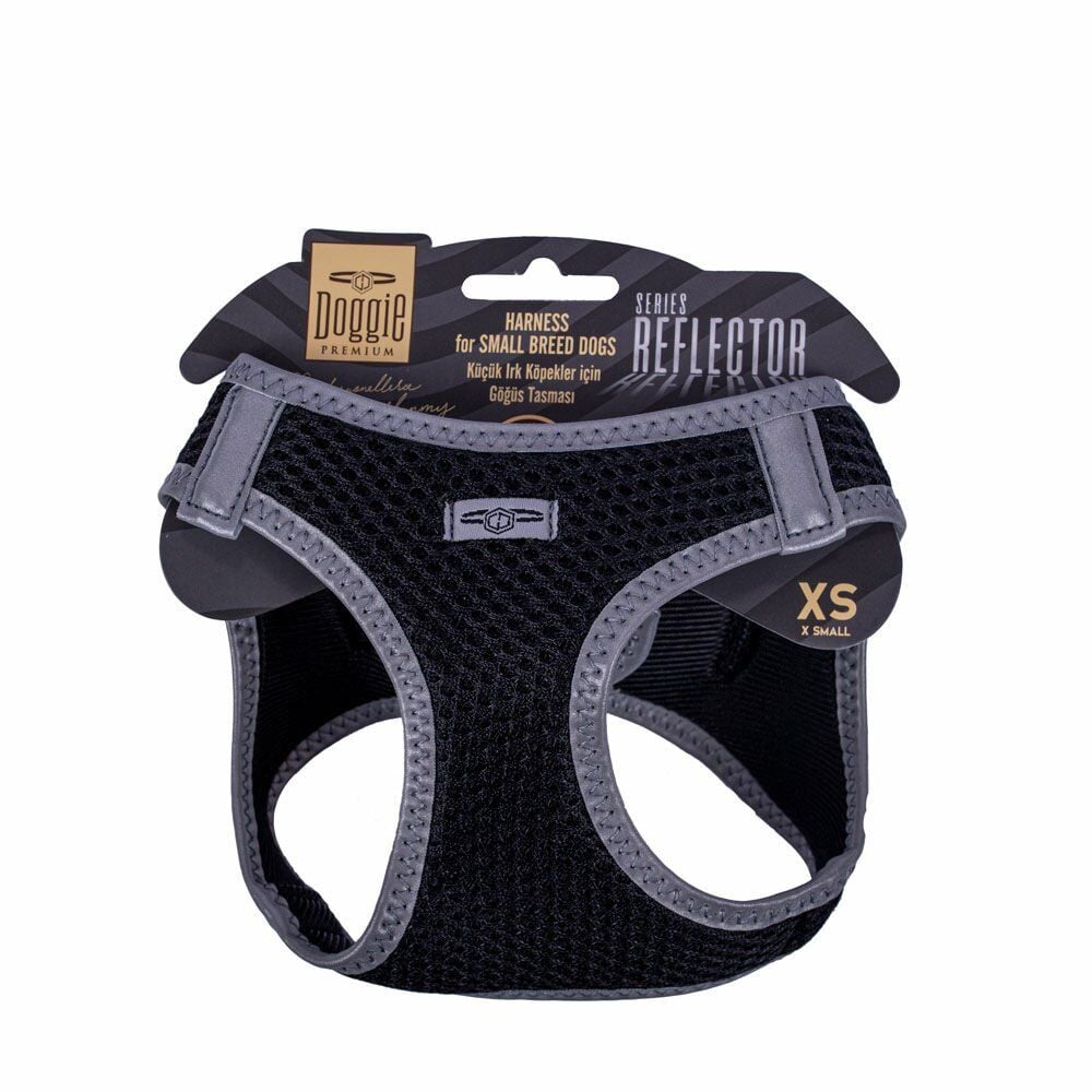 Doggie Reflektör Küçük Irk Köpek Göğüs Tasması XS 30-34cm