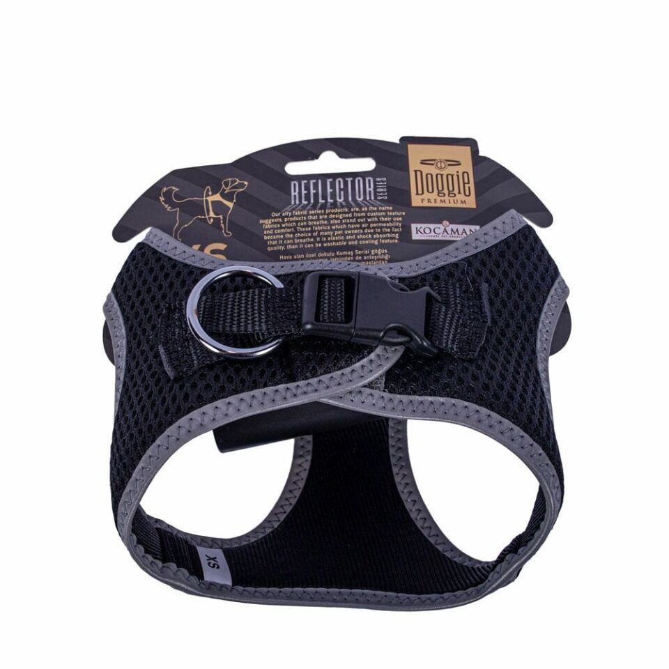 Doggie Reflektör Küçük Irk Köpek Göğüs Tasması XS 30-34cm