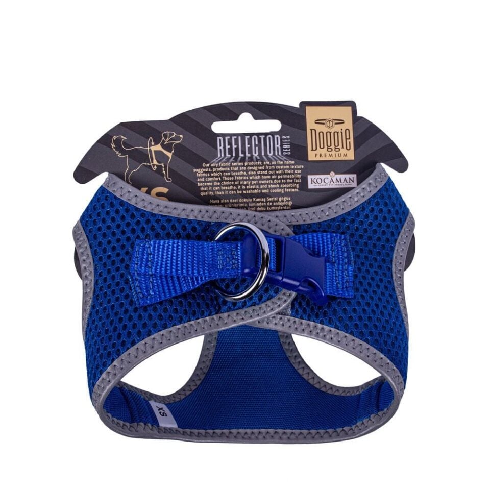 Doggie Reflektör Küçük Irk Köpek Göğüs Tasması XS 30-34cm