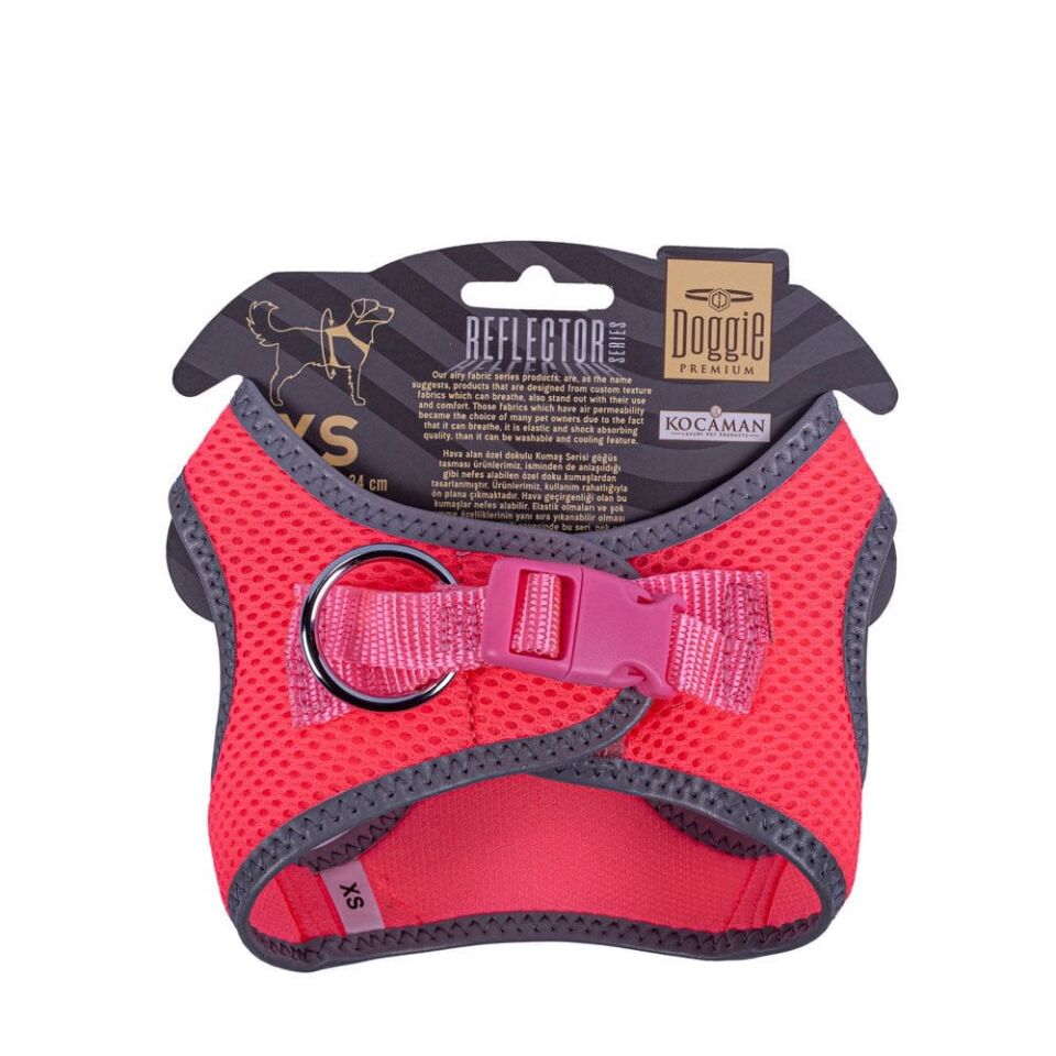 Doggie Reflektör Küçük Irk Köpek Göğüs Tasması XS 30-34cm