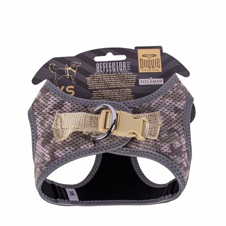 Doggie Reflektör Küçük Irk Köpek Göğüs Tasması XS 30-34cm