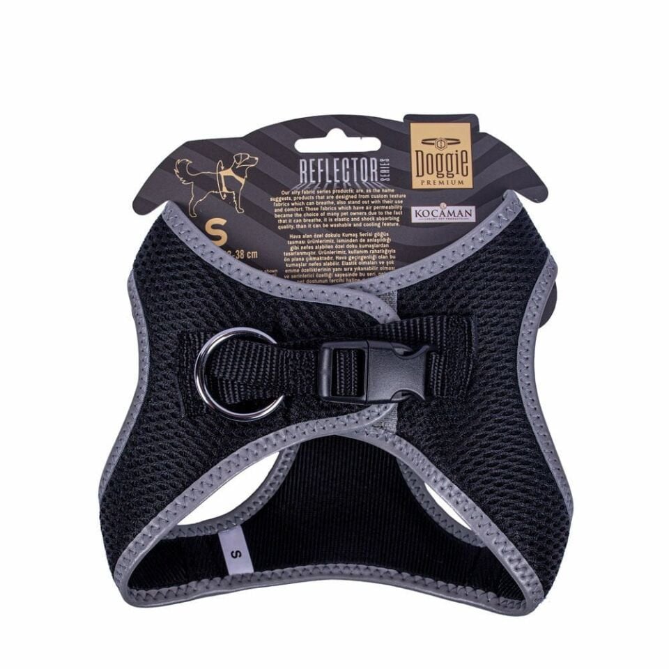 Doggie Reflektör Küçük Irk Köpek Göğüs Tasması S 32-38cm