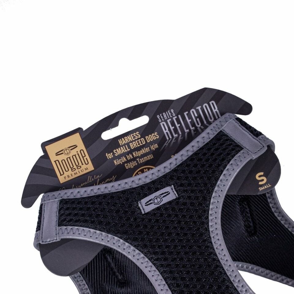 Doggie Reflektör Küçük Irk Köpek Göğüs Tasması S 32-38cm