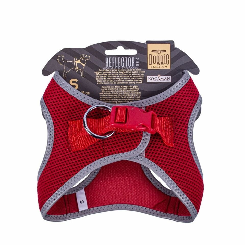 Doggie Reflektör Küçük Irk Köpek Göğüs Tasması S 32-38cm