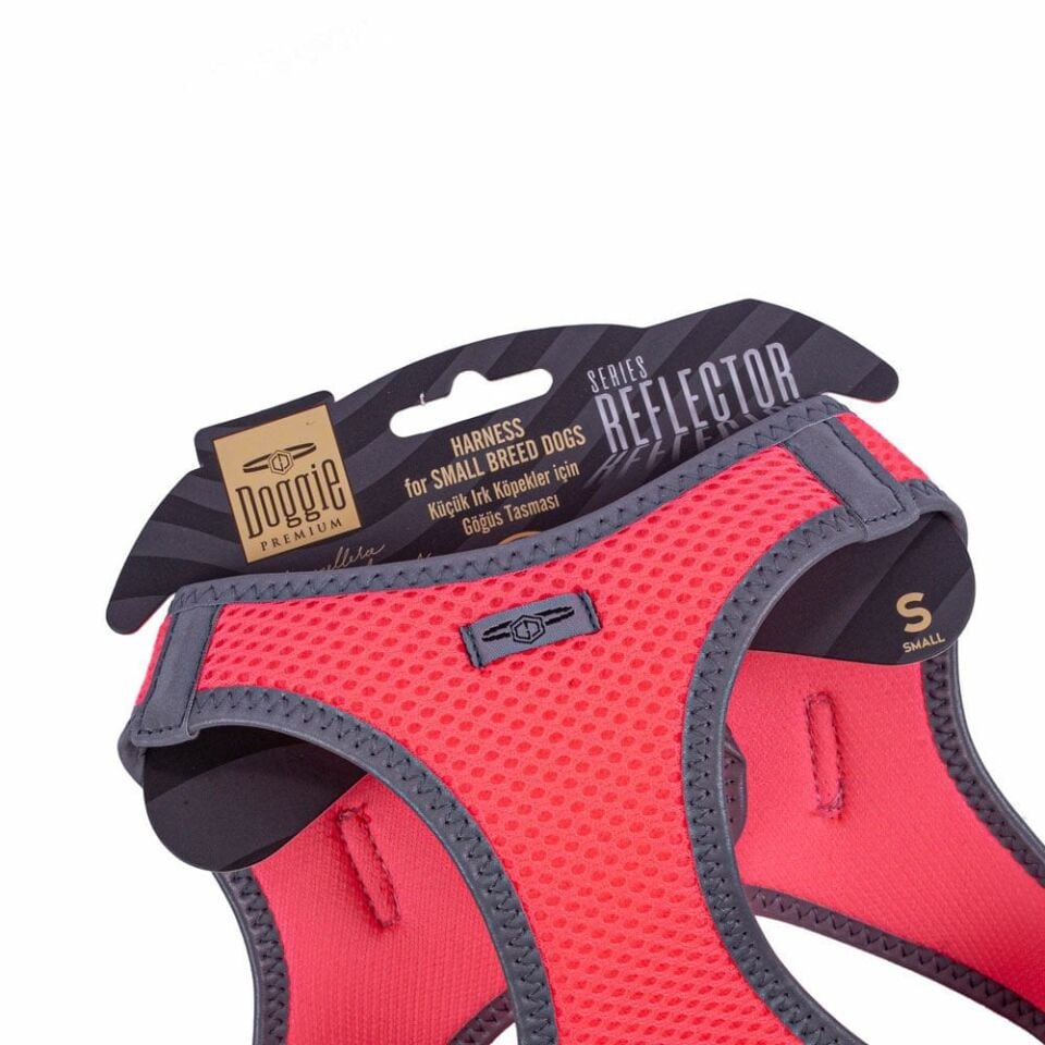 Doggie Reflektör Küçük Irk Köpek Göğüs Tasması S 32-38cm