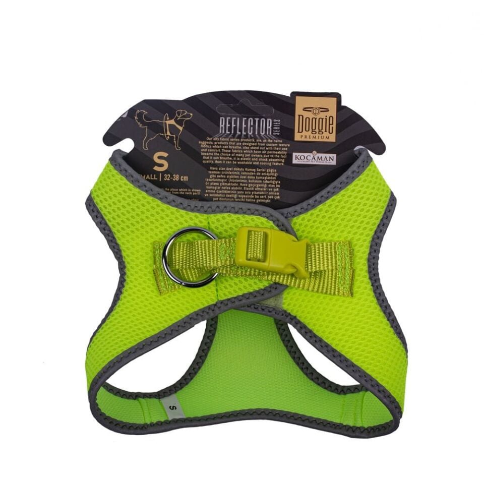 Doggie Reflektör Küçük Irk Köpek Göğüs Tasması S 32-38cm
