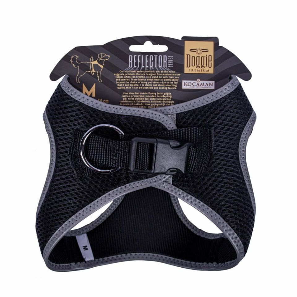 Doggie Reflektör Küçük Irk Köpek Göğüs Tasması M 38-44cm