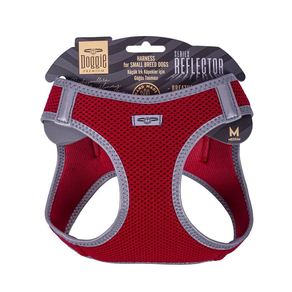 Doggie Reflektör Küçük Irk Köpek Göğüs Tasması M 38-44cm