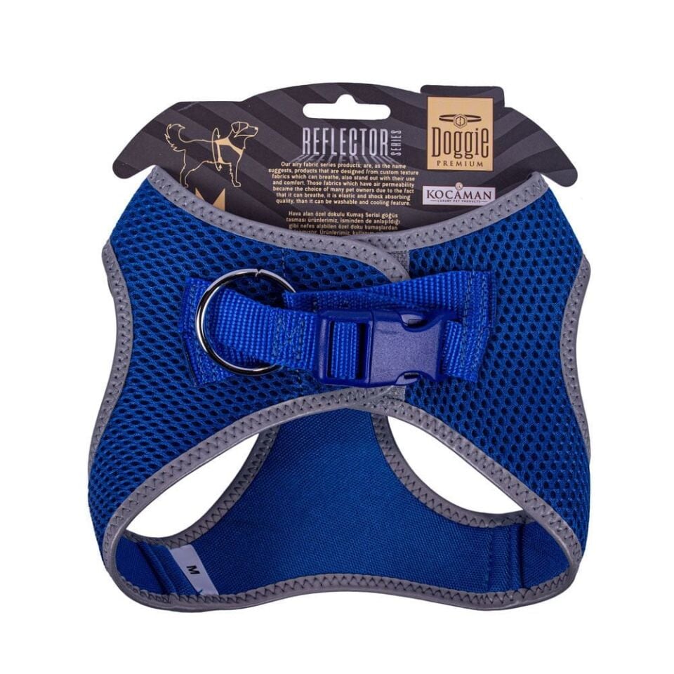 Doggie Reflektör Küçük Irk Köpek Göğüs Tasması M 38-44cm