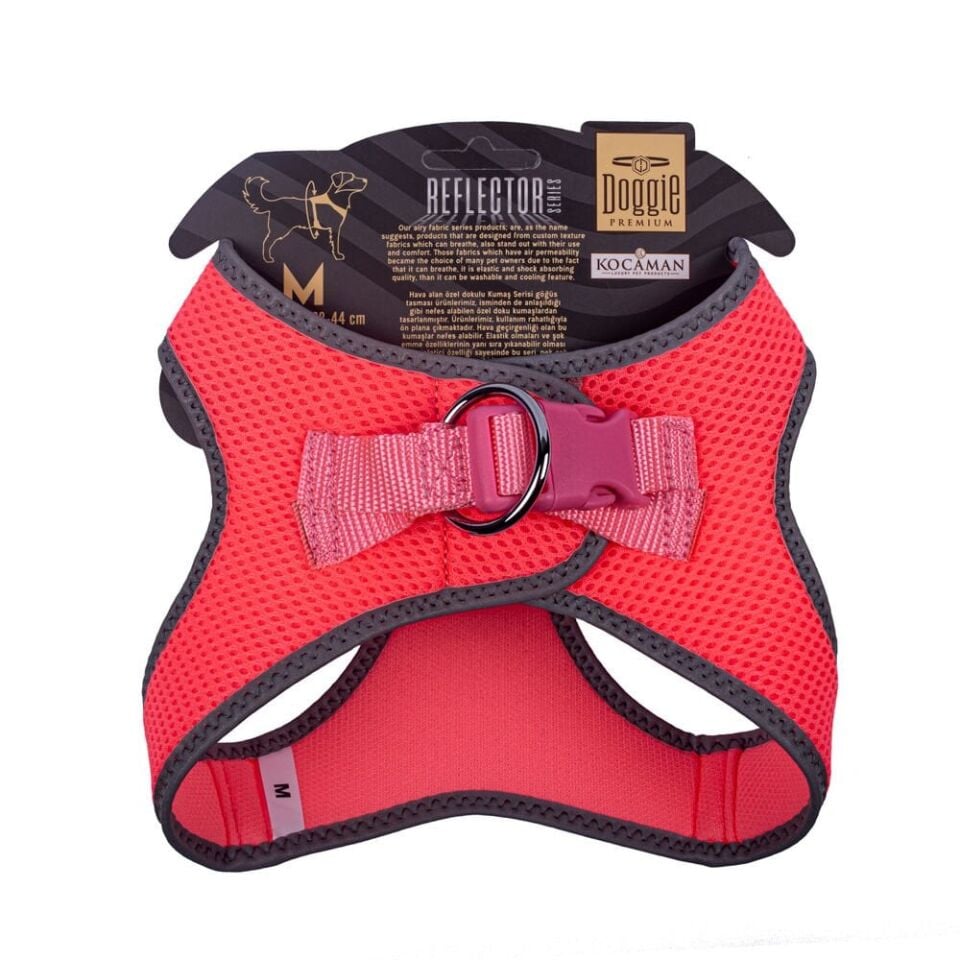 Doggie Reflektör Küçük Irk Köpek Göğüs Tasması M 38-44cm