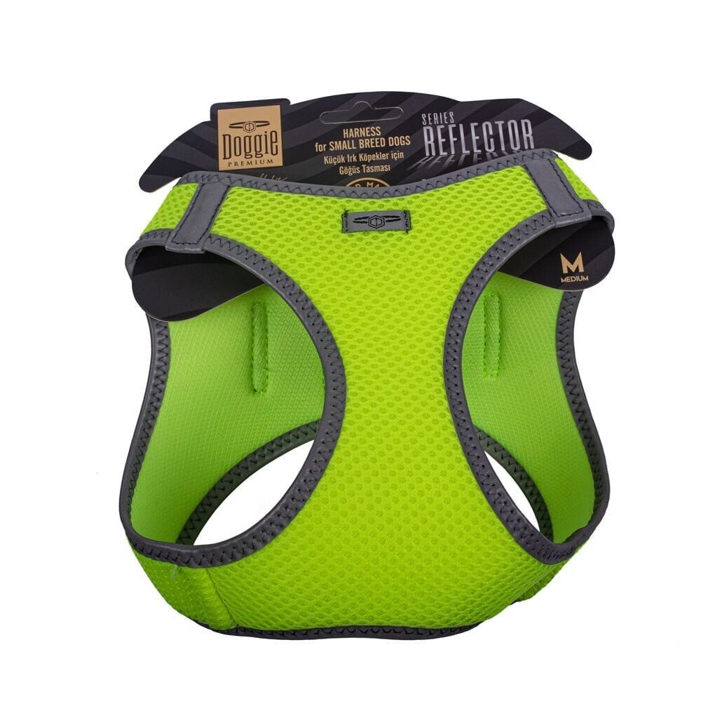 Doggie Reflektör Küçük Irk Köpek Göğüs Tasması M 38-44cm