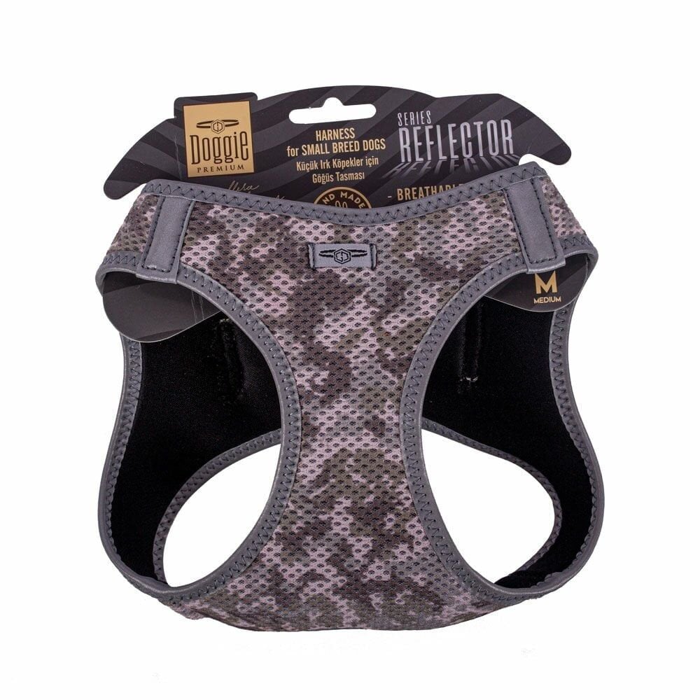 Doggie Reflektör Küçük Irk Köpek Göğüs Tasması M 38-44cm