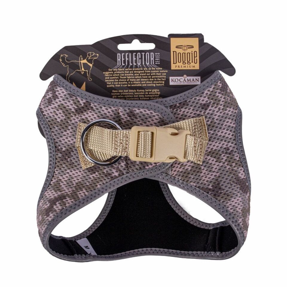 Doggie Reflektör Küçük Irk Köpek Göğüs Tasması M 38-44cm