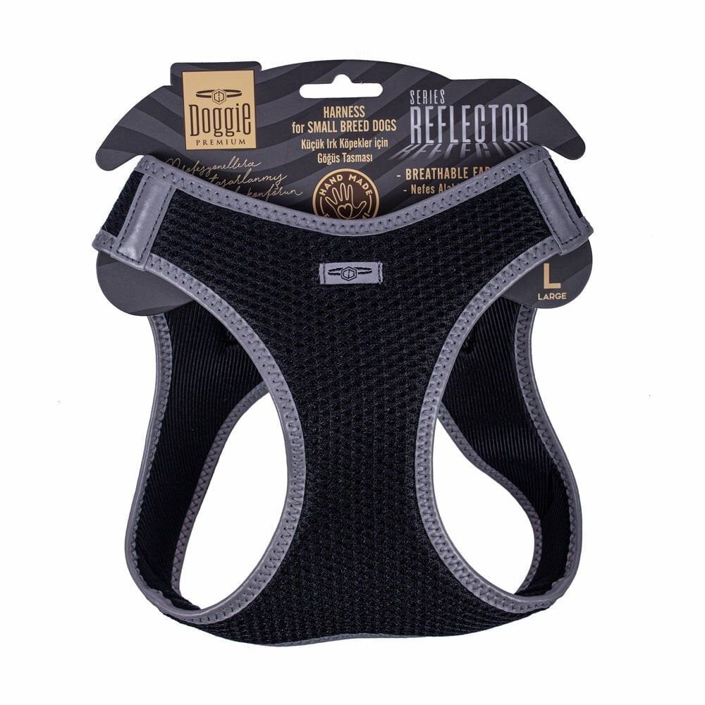 Doggie Reflektör Küçük Irk Köpek Göğüs Tasması L 42-48cm