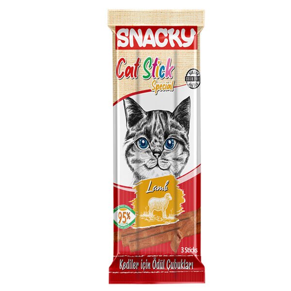 Snacky Kuzulu Stick Kedi Ödülü 3 X 5 Gr