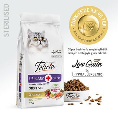 Felicia Somonlu Light & Sterilised Kedi Maması 12 Kg