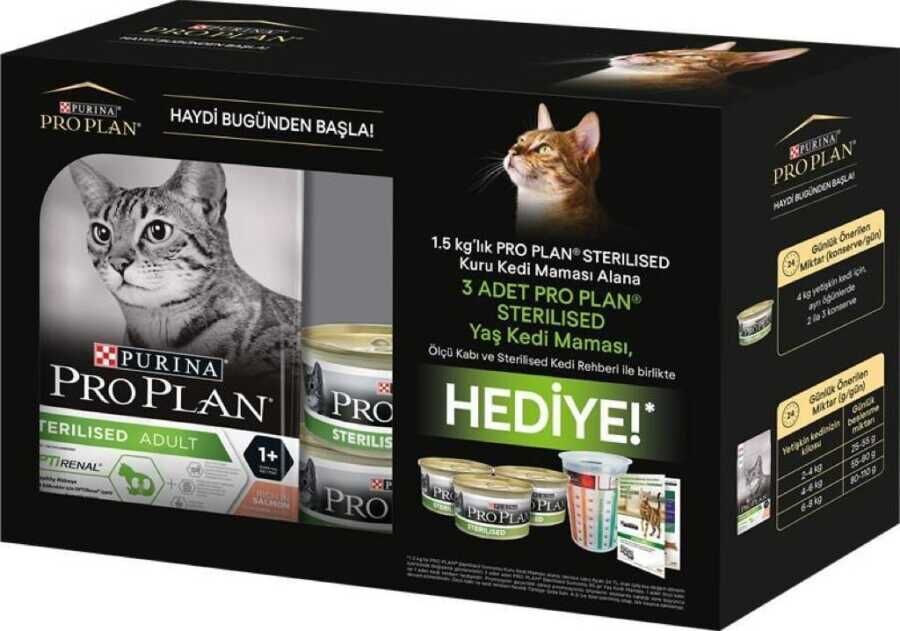 Pro Plan Sterilised Somonlu Kedi Maması 1,5 kg