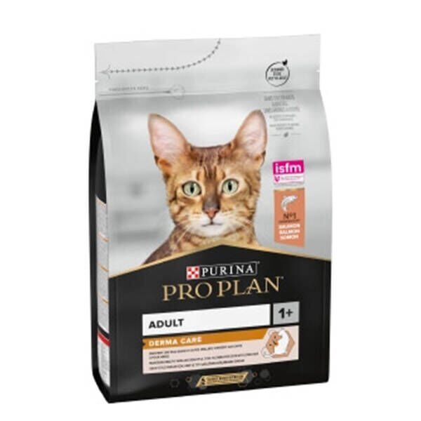 Pro Plan Derma Care Somonlu Tüy Yumağı Önleyici Yetişkin Kedi Maması 3 kg