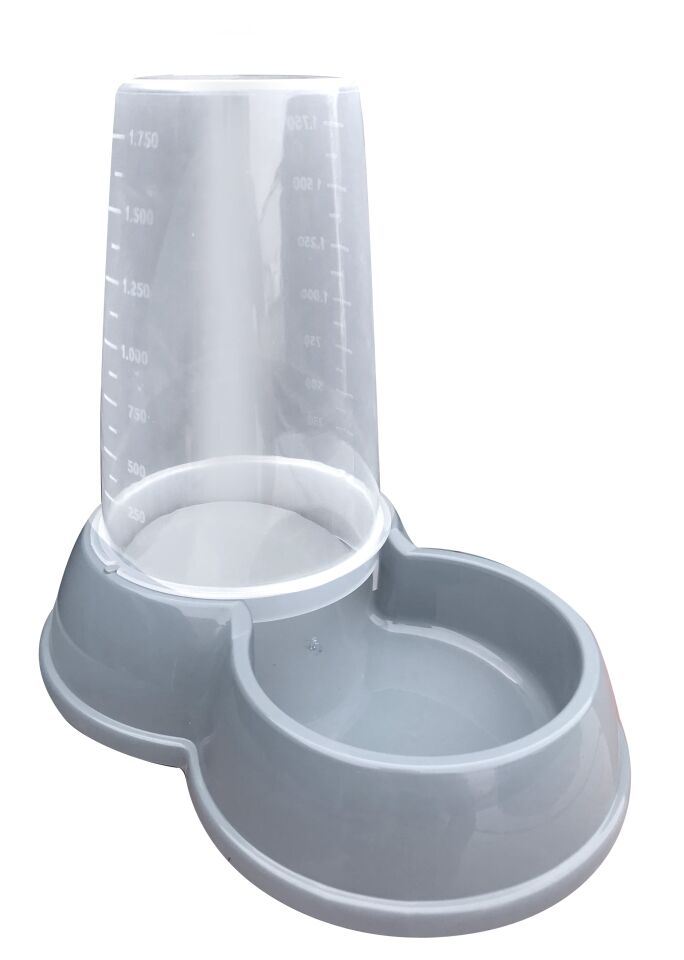 Tisert Plastik Rezerve Mama Kabı Siyah 1.750 Ml