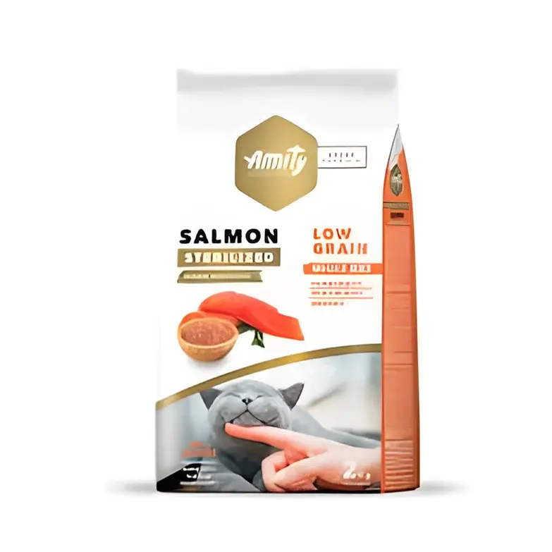 Amity Süper Premium Düşük Tahıllı Kısırlaştırılmış Somon Balıklı Kedi Maması 2 Kg