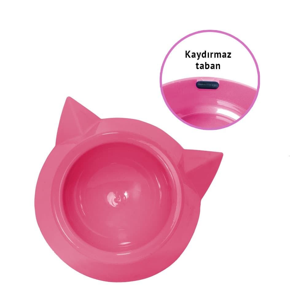 Mio Kulaklı Plastik Kedi Mama Kabı 200 ml