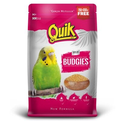 Quik Muhabbet Kuşu Yemi 750 + 250 gr