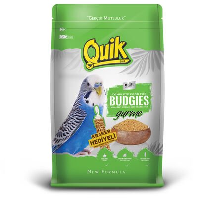 Quik Gurme Muhabbet Kuşu Yemi 500 gr. Kraker Hediyeli