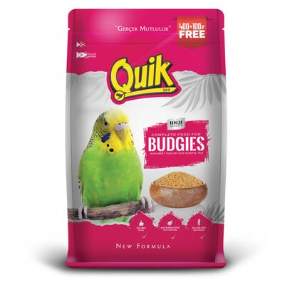 Quik Muhabbet Kuşu Yemi 400 + 100 gr