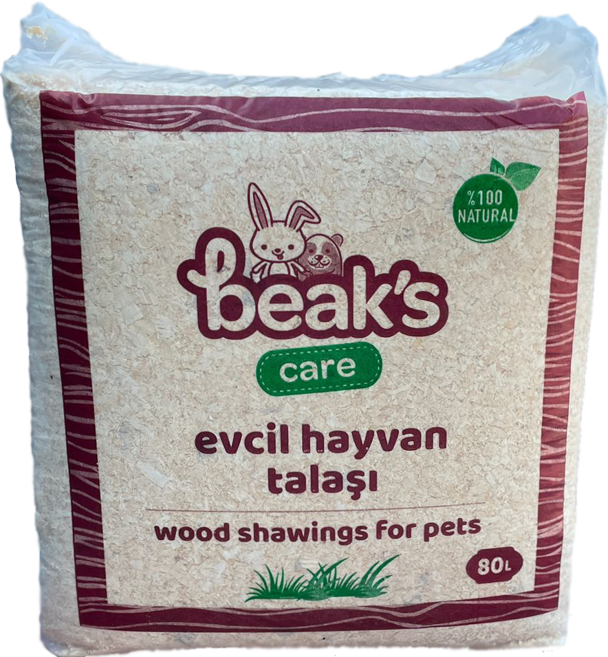 Beaks Sıkıştırılmış Sade Talaş 80 lt