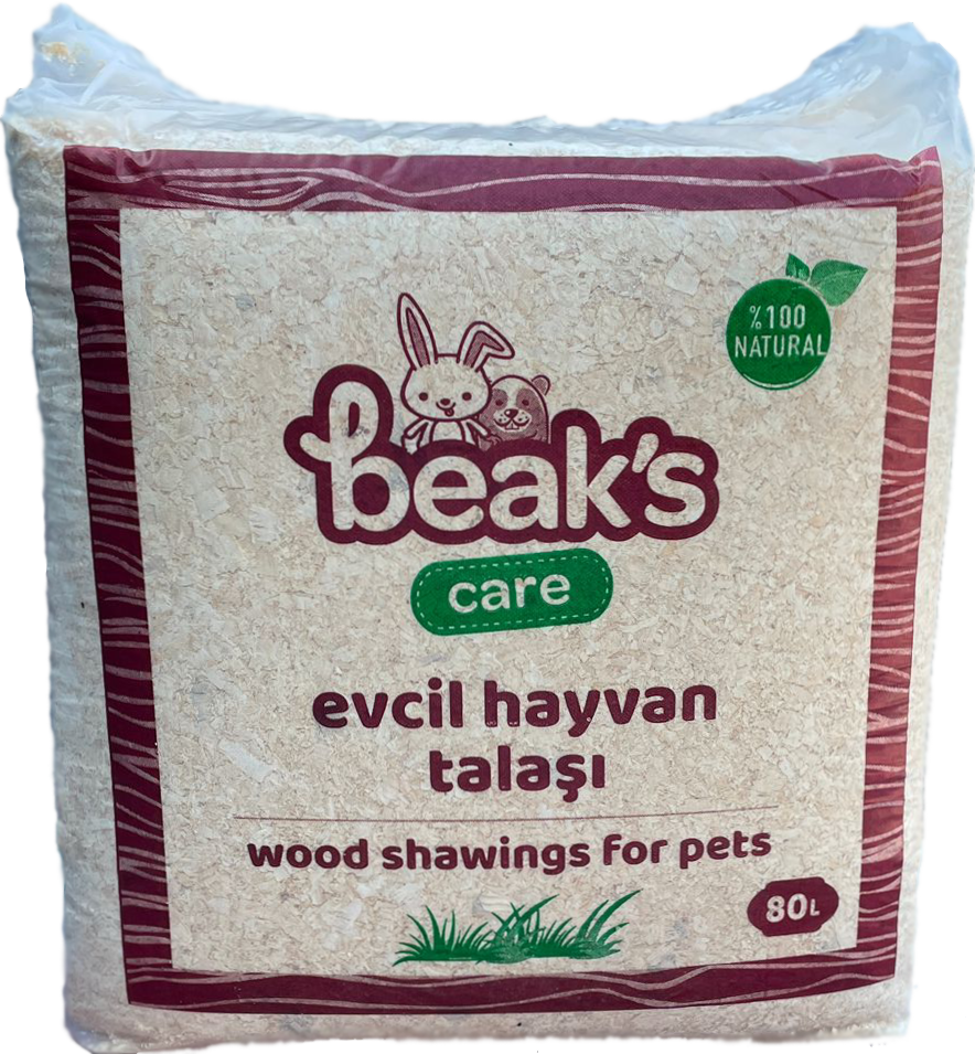 Beaks Sıkıştırılmış Sade Talaş 80 lt