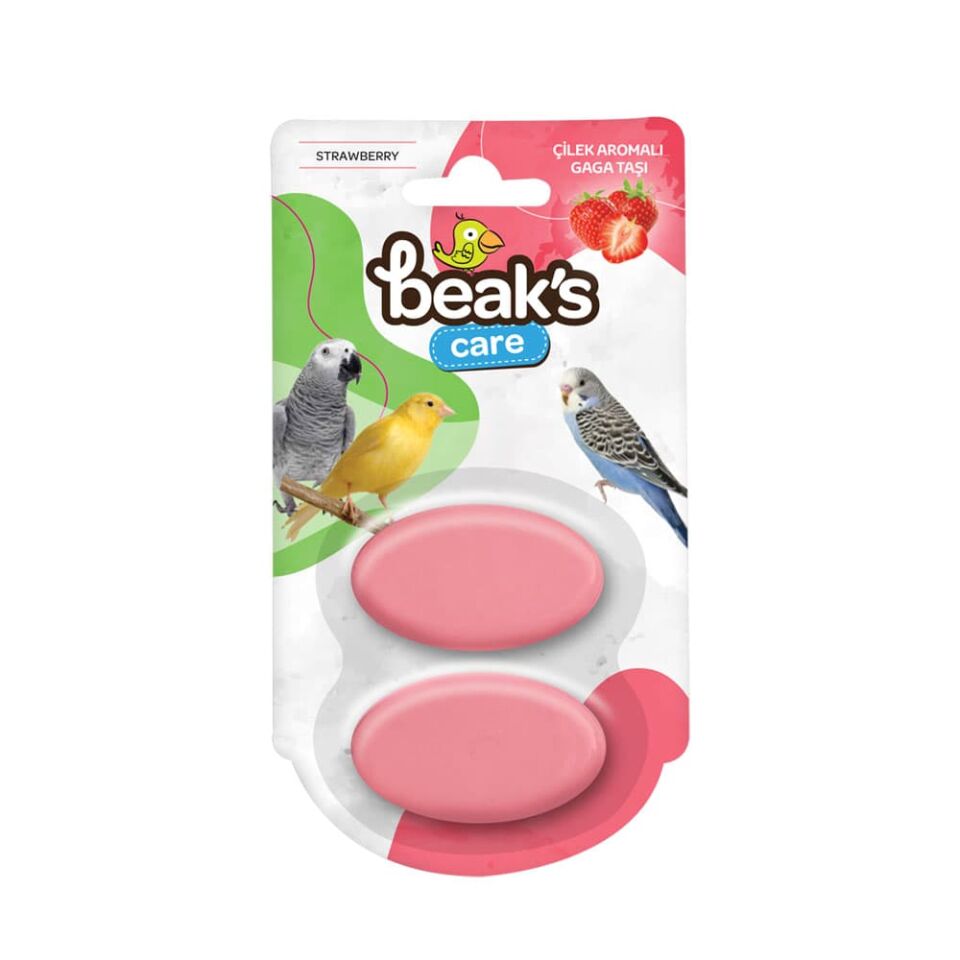 Beaks Çilek Aromalı Gaga Taşı 3,5 cm x 2 adet
