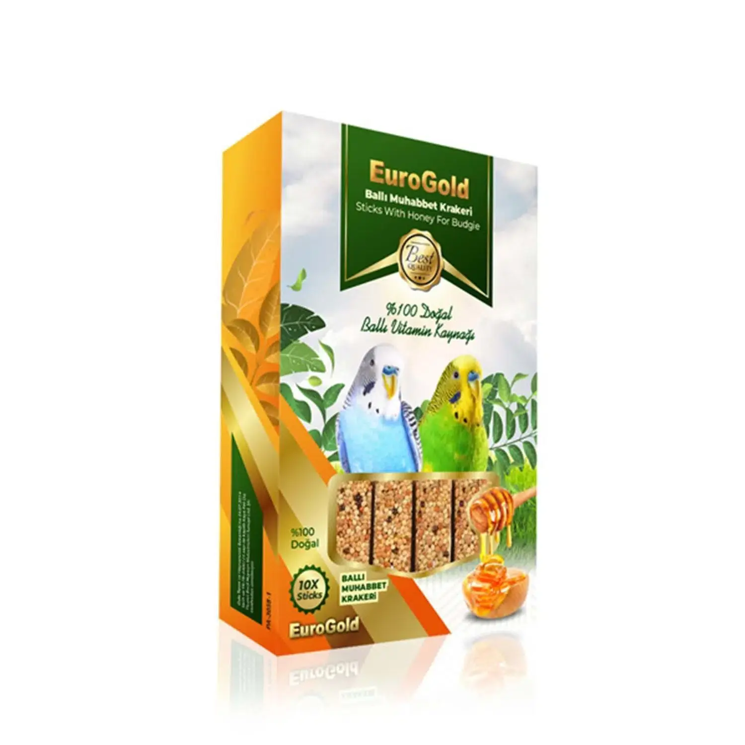 Eurogold Muhabbet Kuşu Ballı Kraker 10 Lu