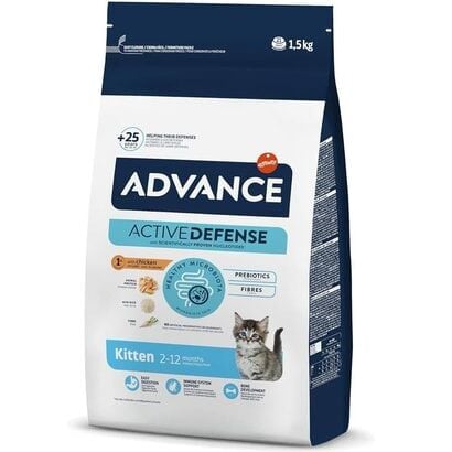 Advance Cat Kitten Tavuklu Pirinçli Yavru Kedi Maması 1,5 Kg