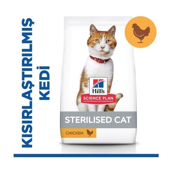 Hills Science Plan Kısırlaştırılmış Tavuklu Kedi Maması 1.5 Kg