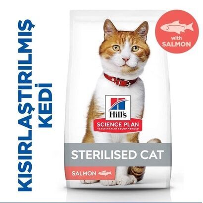 Hill's SCIENCE PLAN Somonlu Kısırlaştırılmış Kedi Maması 3kg