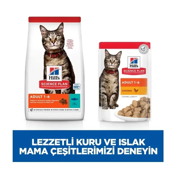 Hill's SCIENCE PLAN Optimal Care Ton Balıklı Yetişkin Kedi Maması 1,5kg