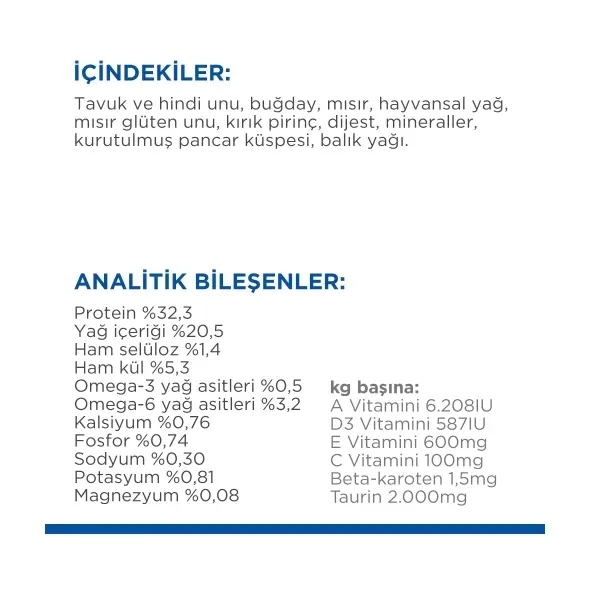 Hill's SCIENCE PLAN Optimal Care Tavuklu Yetişkin Kedi Maması 1,5kg