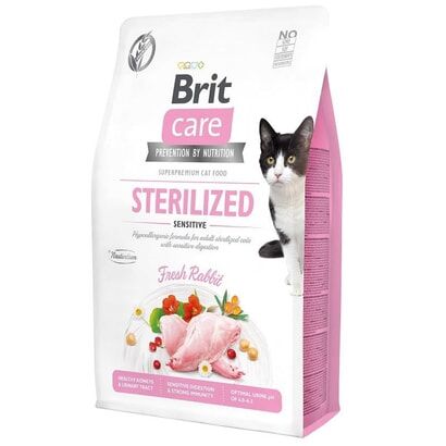 Brit Care Hipoalerjenik Sindirim Sistemi Destekleyici Tahılsız Kısırlaştırılmış Kedi Maması 2kg