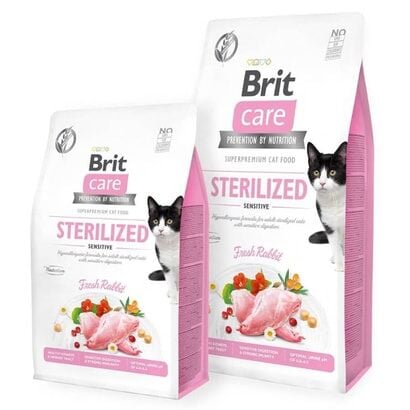 Brit Care Hipoalerjenik Sindirim Sistemi Destekleyici Tahılsız Kısırlaştırılmış Kedi Maması 2kg